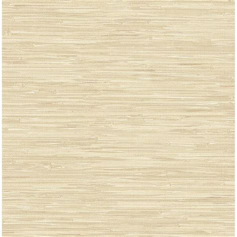 2767 22267 Maytal Light Yellow Faux Grasscloth Wallpaper By Brewster