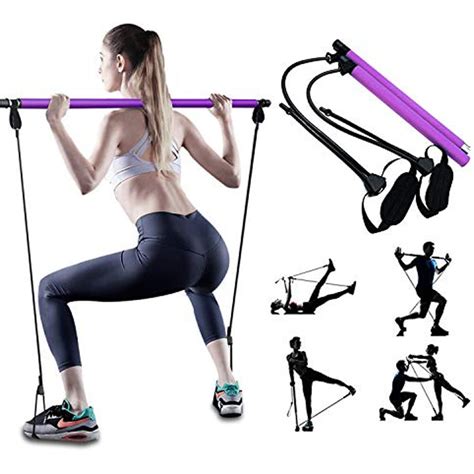 Kit Barra De Pilates Portátil Con Banda Elástica Ubate Shop