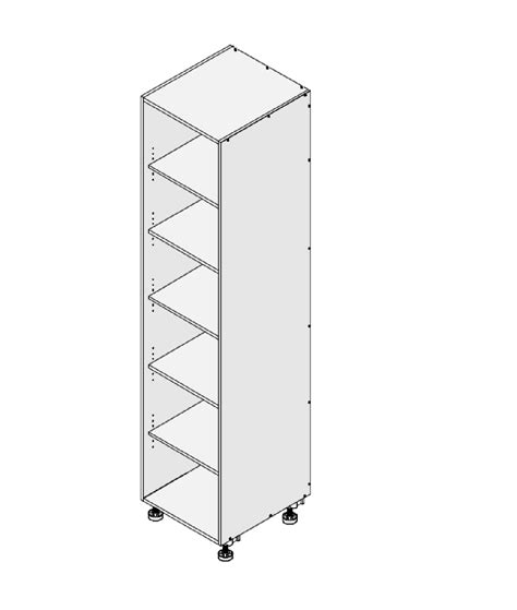 Tall Open Shelf Cabinet