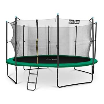 Klarfit Rocketboy Outdoor Trampolin Gro Es Gartentrampolin Mit