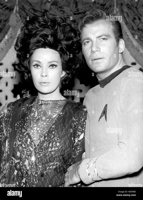 Star Trek From Left Antoinette Bower William Shatner Catspaw