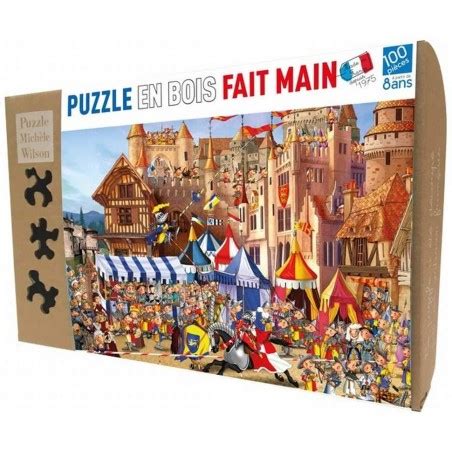 Mich Le Wilson Puzzle D Art En Bois Pi Ces Le Tournoi