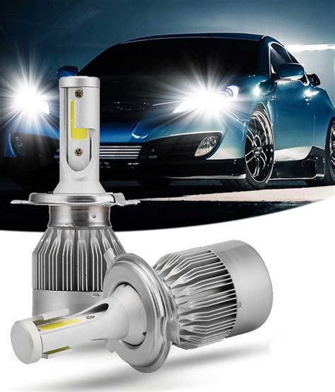 Auto Led Headlight COB C6 H1 H4 H7 6000K Colour Temperature