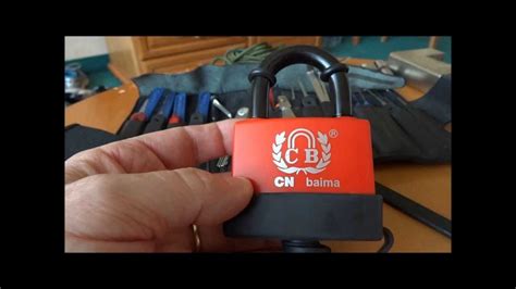 319 Cb Cn Baima Padlock Picked Open Bosnianbills Locklab