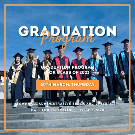 Graduates Program Template Postermywall