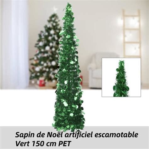 Sapin De No L Artificiel Escamotable Vert D Corations De No L