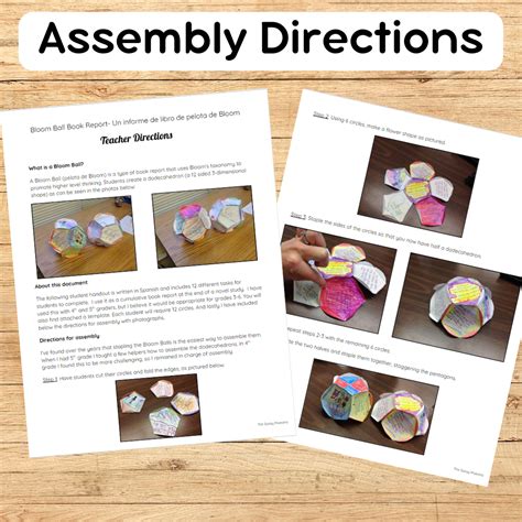 Bloom Ball Book Report A Creative Project For Any Novel Upper