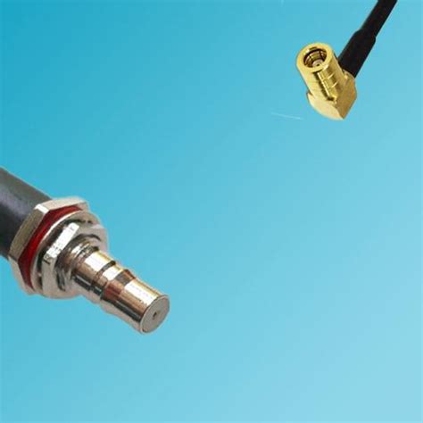 Qma Bulkhead Female To Smb Female Right Angle Rf Cable