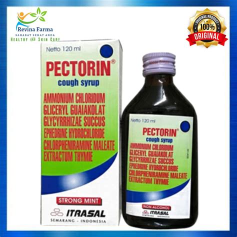 Pectorin Syrup 120ml Obat Batuk Pilek Flu And Demam Pectorin Cough