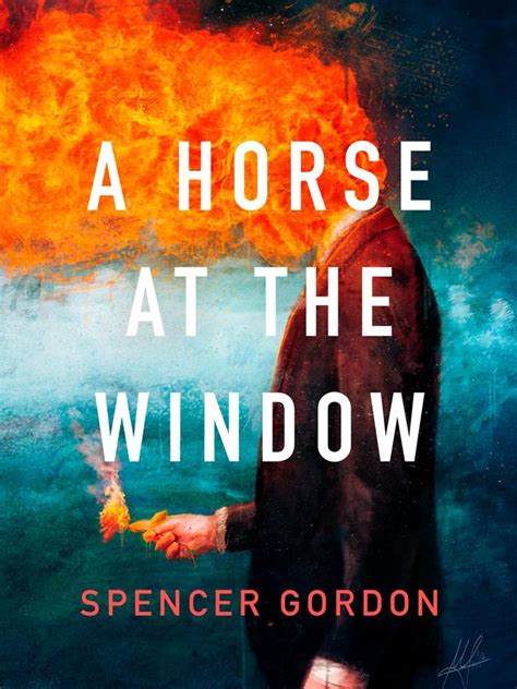 "A Horse at the Window" Book Cover Art - Mario Nevado Art