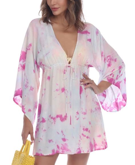 Raviya Tie Dye Tunic Cover Up Macys