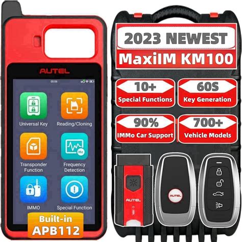 Autel Maxiim Km Programador De Llavero Inmovilizador Herramienta