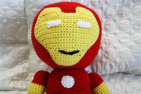 Iron Man Amigurumi Crochet Doll Avengers Superhero By Girlandahook