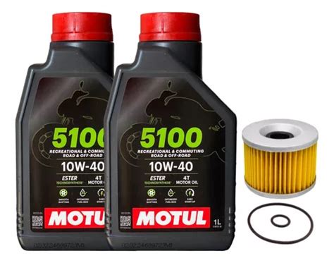 Kit Troca Oleo E Filtro Kawasaki Ninja 250r Motul 10w40 Frete grátis