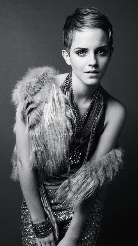 Emma Watson Black And White Best Htc One Wallpapers Photo Emma