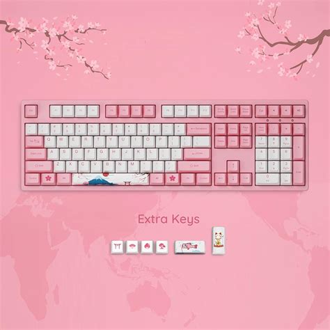 Buy Akko Key Keyboard Full Layout World Tour Tokyo Wired Pink