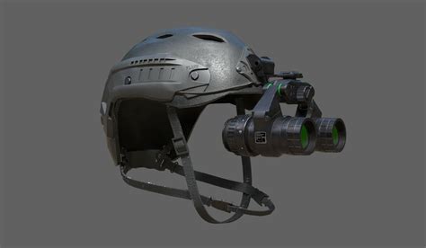 Artstation Tactical Helmet Wnight Vision Goggles Christopher Powell