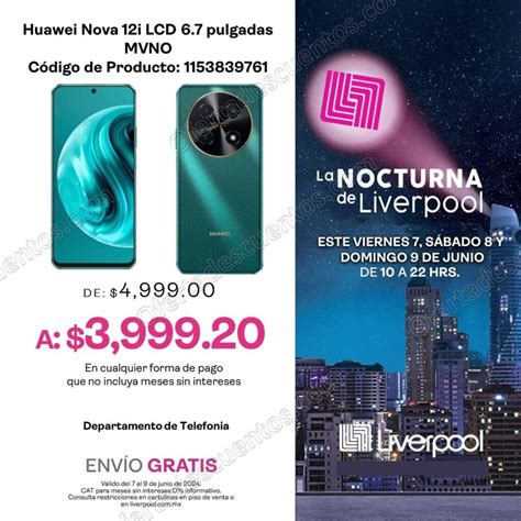 Venta Nocturna Liverpool del 7 al 9 de Junio 2024 Ofertalogía