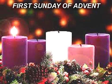 FIRST SUNDAY HOMILY OF ADVENT YEAR C Catholic For Life