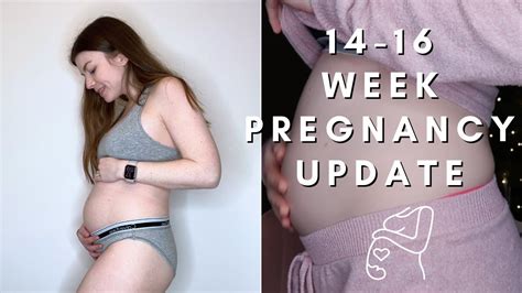 14 16 Week Pregnancy Update Symptoms Baby Bump Shot 16 Week