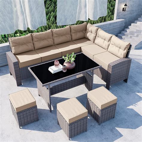 Kullavik Pieces Outdoor Patio Furniture Set All Weather Patio