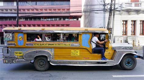 Jeepney On The Street In Manila Editorial Photography Image Of Jeep