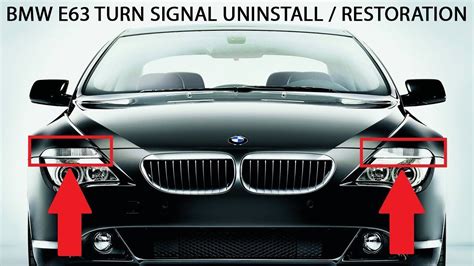 Bmw E63 6 Series Turn Signal Restoration Replacement Youtube