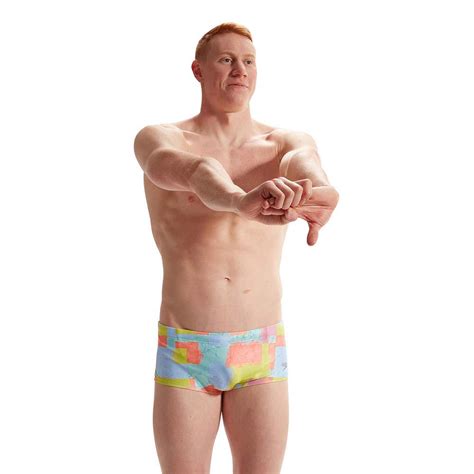 Speedo Club Training Allover Digital 17 Cm Swimming Brief Multicolor