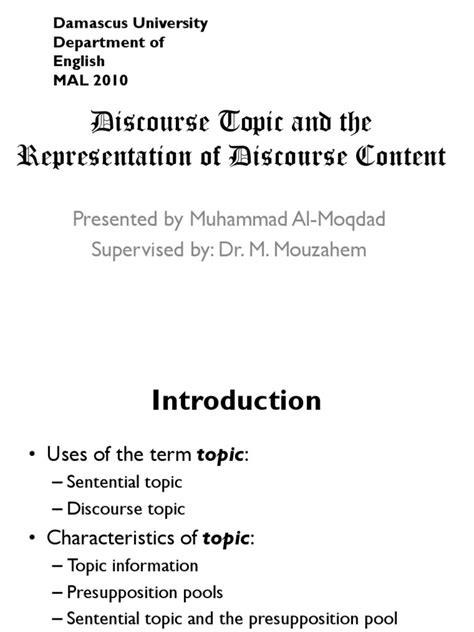 discourse analysis  discourse context language