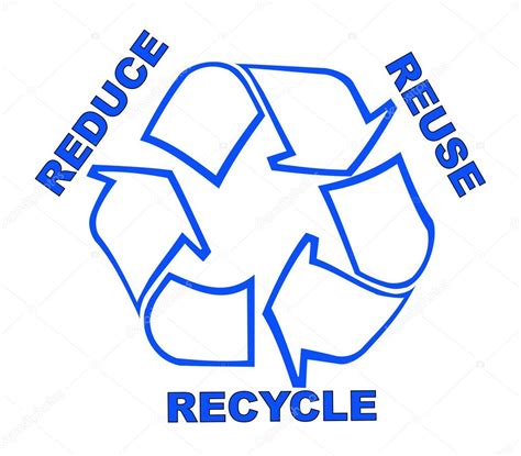 Blue Recycle Logo