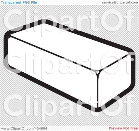 Royalty-Free (RF) Clipart Illustration of an Outlined Brick by Lal ...