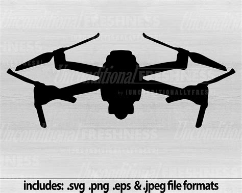 Drone Svg Cutting File For Small Uav Stickers Or Shirt Iron On Etsy