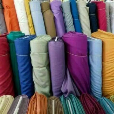 Imporbahan Kain Katun Ima Polos Kain Katun Imah Polos Ready Ghen