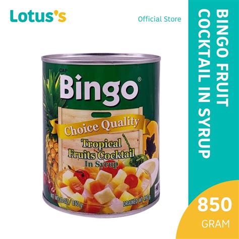 Bingo Fruit Cocktail In Syrup 850g Shopee Malaysia