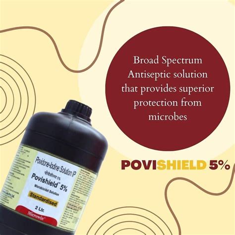 Microwin Povishield Povidone Iodine Solution Ip Packaging Type Bottle