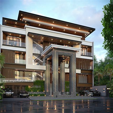 Desain Rumah Modern Lantai Bapak Rnr Di Jakarta