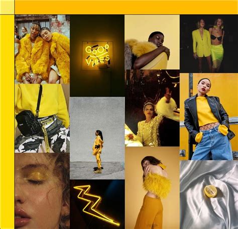 Yellow Mood Board Yellow Aesthetic Mood Board Favorite Color