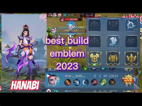 Hanabi Best Build Emblem 2023 Mobile Legend YouTube