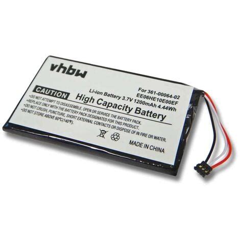 Vhbw Batterie Compatible Avec Garmin N Vi T Lmt Gps Appareil