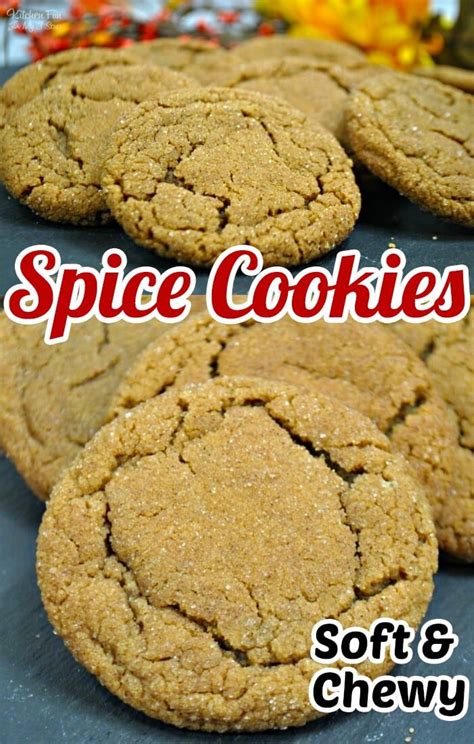 Spice Cookies Are Chewy And Made With Dark Molasses Pumpkin Spice And