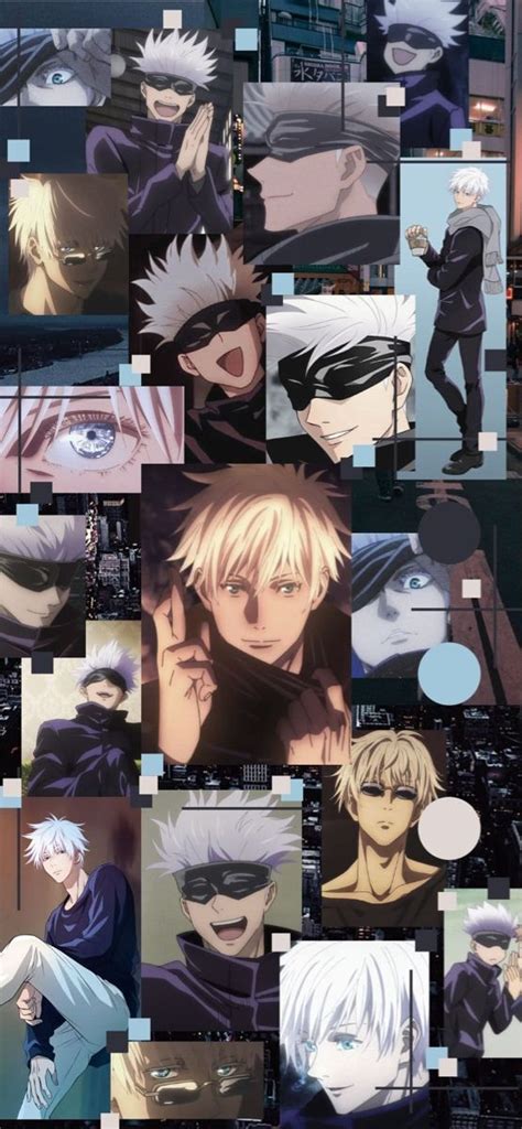 aesthetic wallpapeer com o tema Gojo Satoru de Jujutsu Kaisen Anime ...