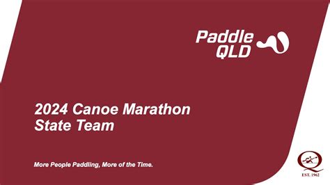 Paddle Queensland Canoe Marathon State Team Paddle Queensland