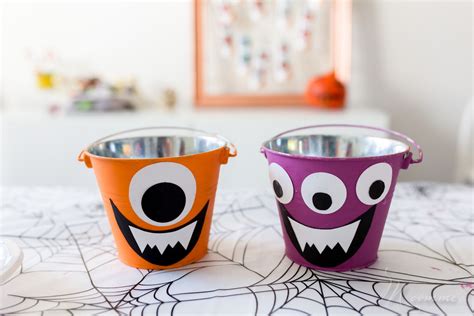 Seaux Bonbons Monstres Halloween M Comme Blog Parental