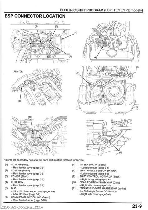 2007 2013 Honda TRX420FE FM TE TM FPE FPM ATV Rancher Service Manual