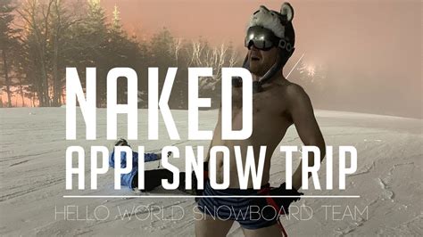 Naked Snowboarding Japan Youtube