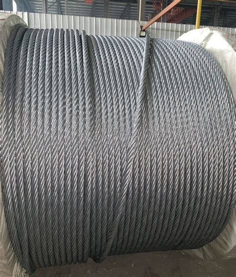 Galvanized And Ungalvanized 6x36 Iwrc 6x36 Fc Steel Wire Rope For Winch Mooring Towing