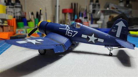 Vought F U D Corsair Fighter Aircraft Plastic Model Airplane Kit