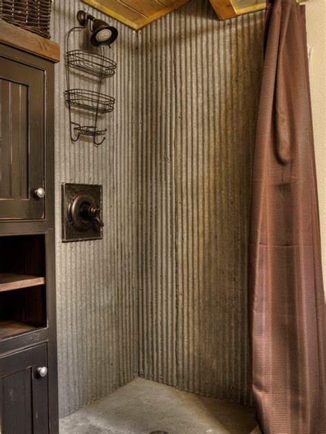 Galvanized Shower Houzz