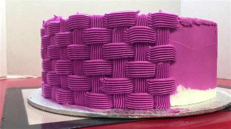 How To Pipe An Easter Basketweave Cake Tutorial Cake Cake Decorating