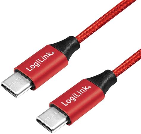 Logilink Cu M Usb C Kabel Ladekabel Datenkabel Usb C C Type C